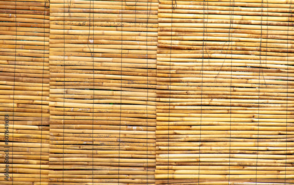 Dry bamboo fence as an abstract background. Texture Dry bamboo fence as an abstract background. Texture