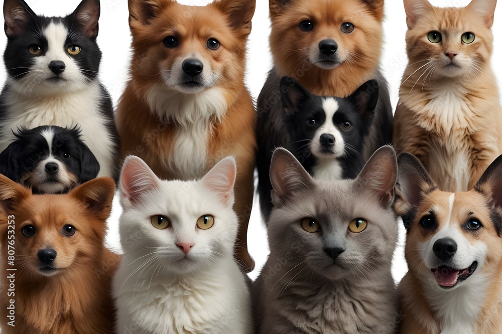 Obraz premium on white background