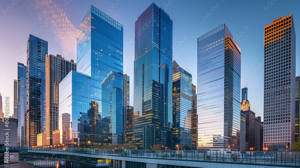 Obraz premium modern city