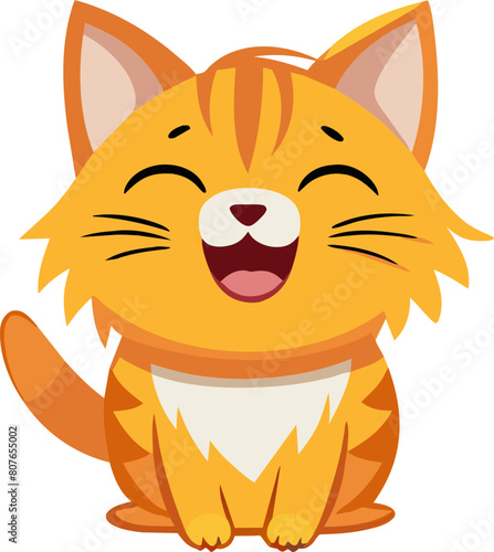 cute cartoon cat illustration