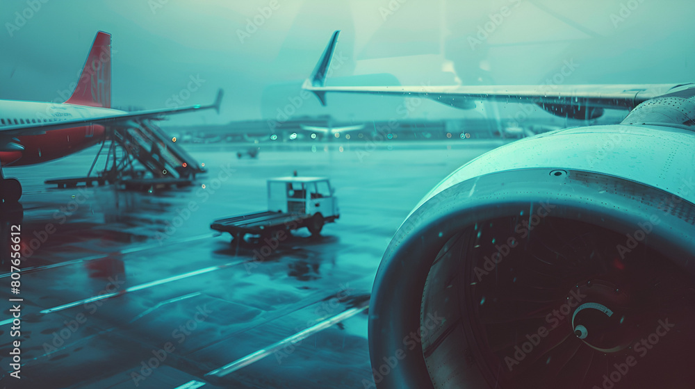 custom made wallpaper toronto digitalAeroplane Engine ,generative ai