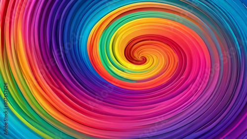Abstract trendy colorful rainbow swirl background
