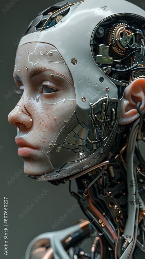 Artificial intelligence in humanoid head