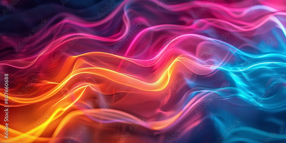 full frame shot of abstract background with colorful wavy lines full frame shot of abstract background with colorful wavy lines