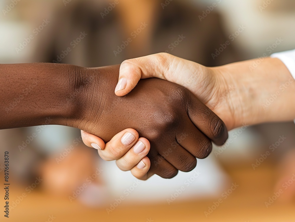 Close up of people shaking hands. Handshake concept. Selective focus. Diversity. Close up of people shaking hands. Handshake concept. Selective focus. Diversity.
