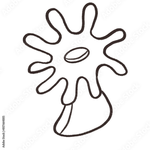 Ocean sea animal coral cartoon