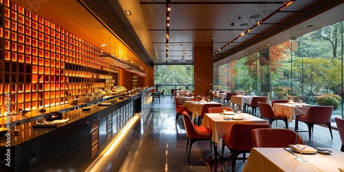 Elegant fusion cuisine at a Michelin Star restaurant