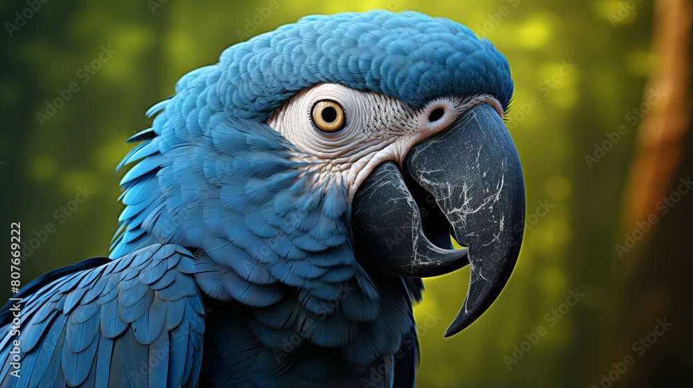 Fototapeta premium blue and yellow macaw ara
