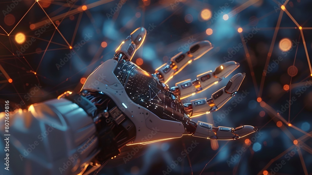 human hand and ai hand human hand and ai hand