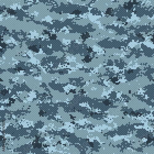 The seamless blue abstract background.