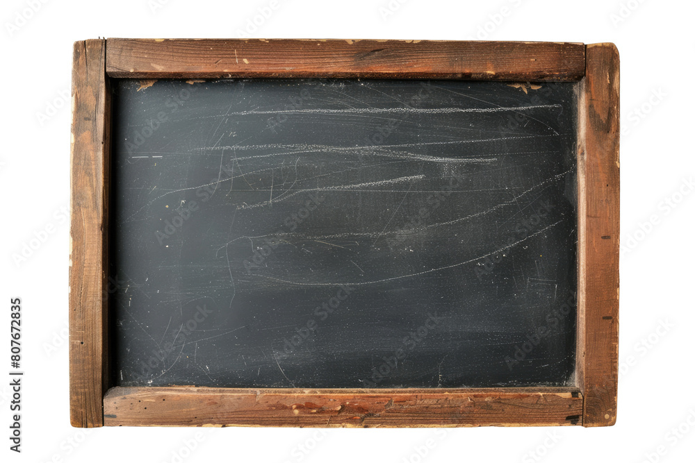 blank blackboard with wooden frame isolated blank blackboard with wooden frame isolated