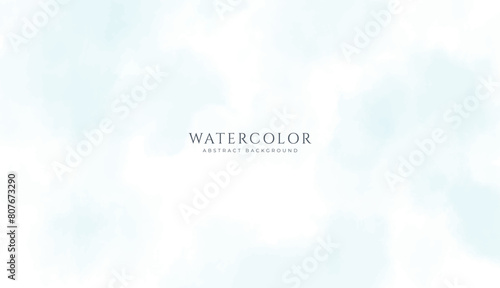 Abstract horizontal watercolor background. Neutral light colored empty space background illustration