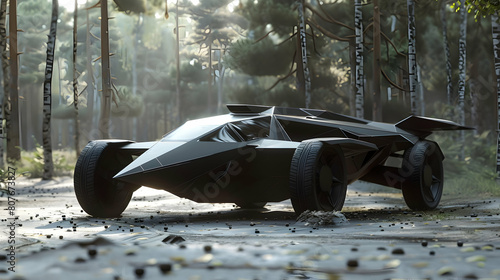 concept vehicle inspired by the sleekness of stealth aircraft photo