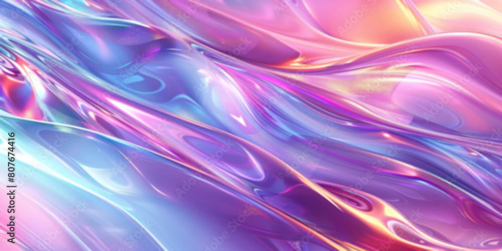 Fototapeta premium Hologram texture background. Holographic pattern shape