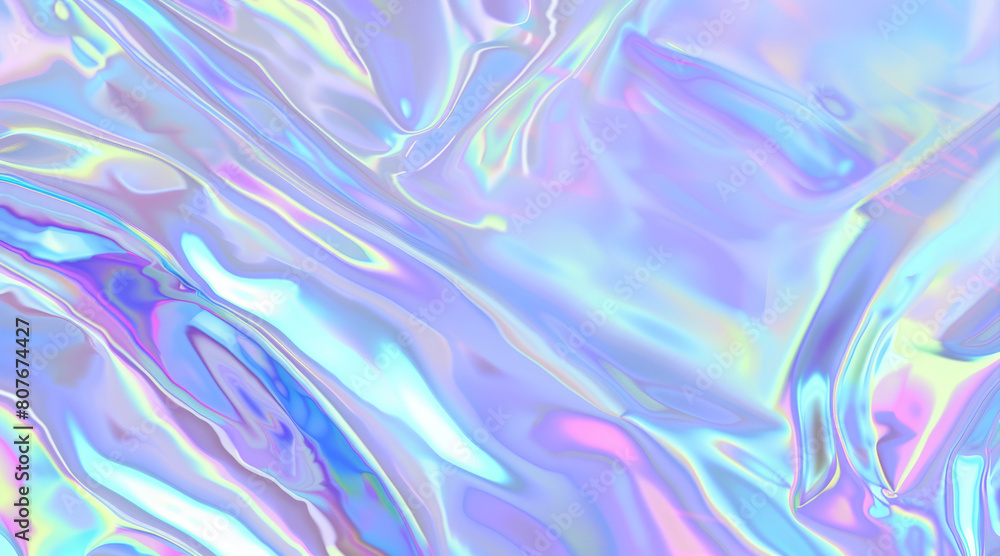 Hologram texture background. Holographic pattern shape