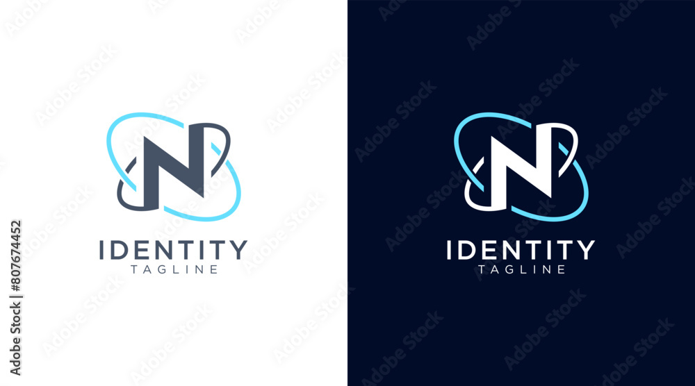 Letter N logo. Creative N letter design vector Letter N logo. Creative N letter design vector