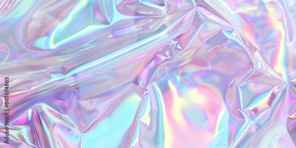 Fototapeta premium Hologram texture background. Holographic pattern shape