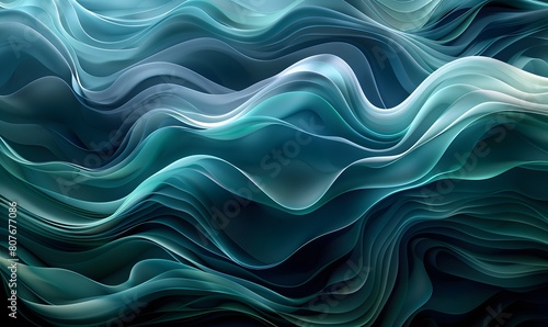 Abstract Liquid Wave Background  Flowing Liquid