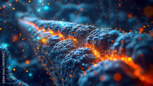 Captivating Ionized Realms Unveiled:Exploring the Dynamics of Cellular Signaling Pathways in a Cinematic Masterpiece photo