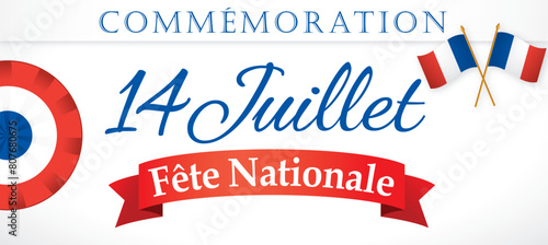 COCARDE FETE NATIONALE 14 JUILLET - V2