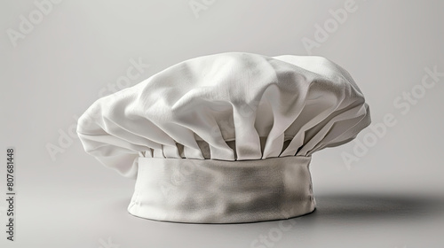 cook hat, grey background