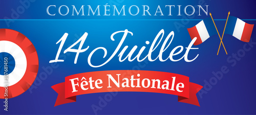 COCARDE FETE NATIONALE 14 JUILLET - V1