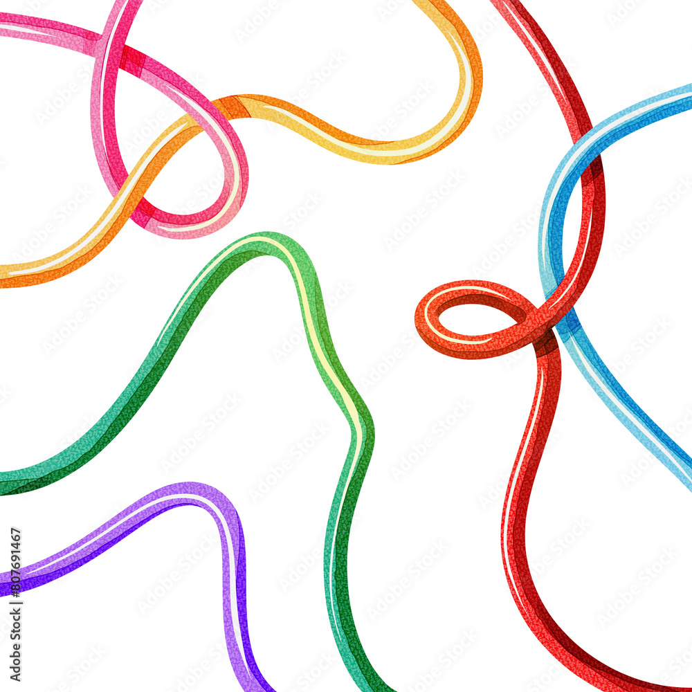 colorful doodle abstract line colorful doodle abstract line