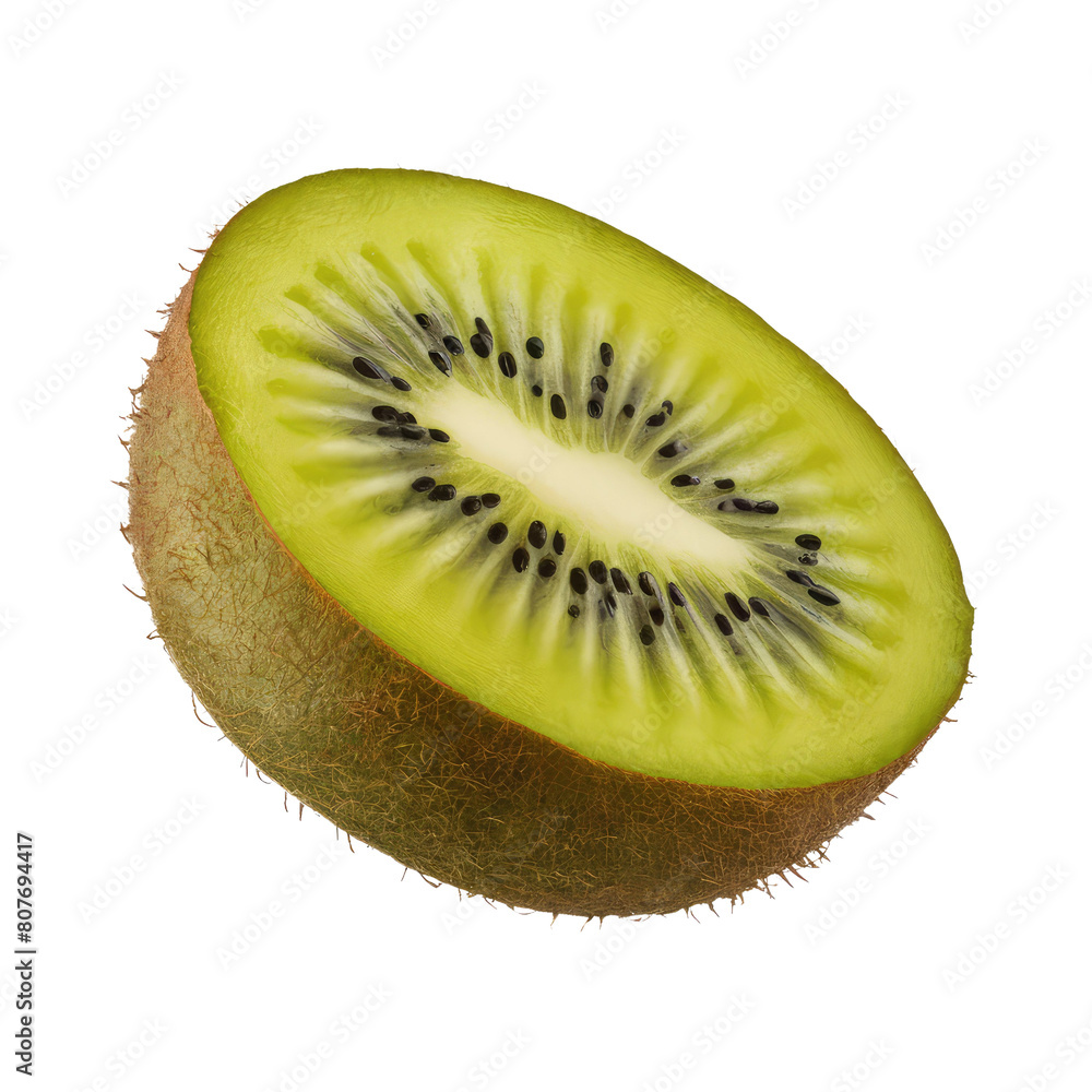 isolated kiwi fruit slice , GENERATIVE AI isolated kiwi fruit slice , GENERATIVE AI