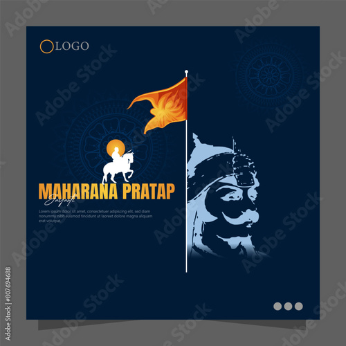Maharana Pratap Jayanti celebrates the birth anniversary of Maharana Pratap, a legendary Rajput warrior and ruler photo