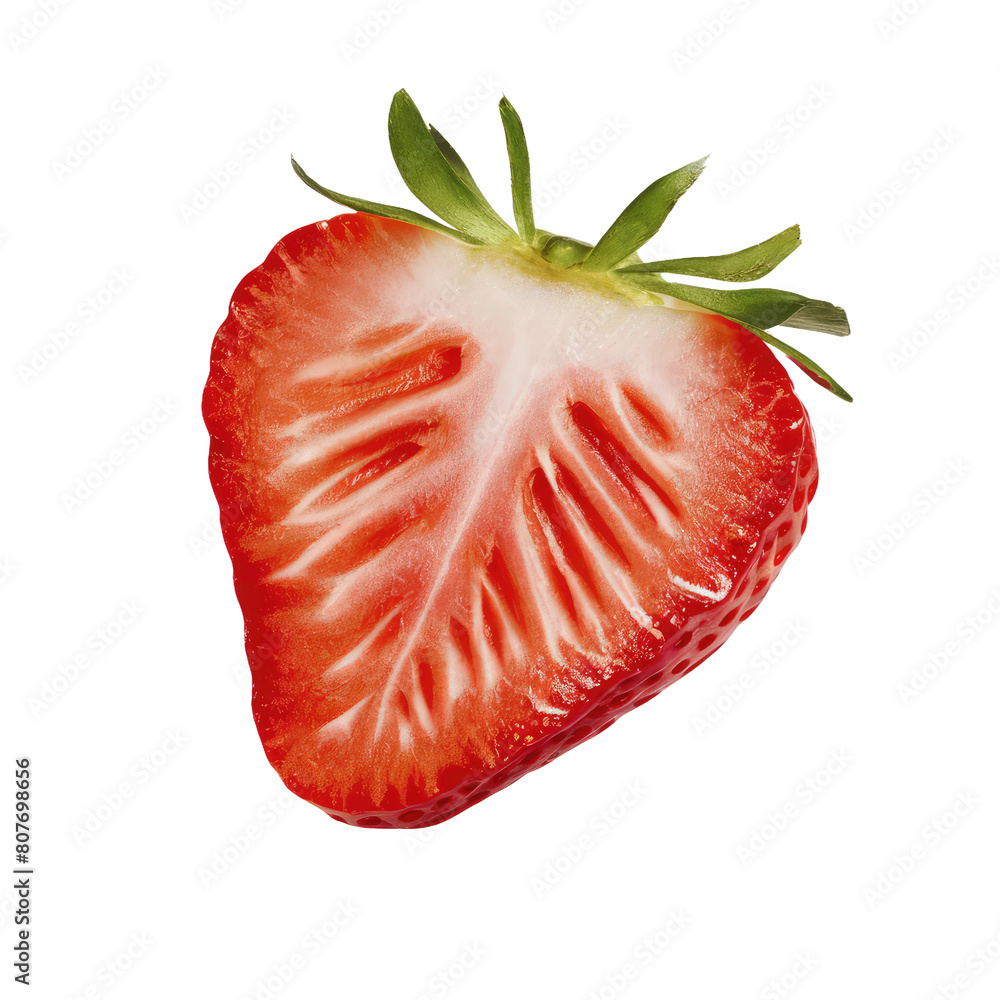 isolated fruit slice freshness, GENERATIVE AI isolated fruit slice freshness, GENERATIVE AI