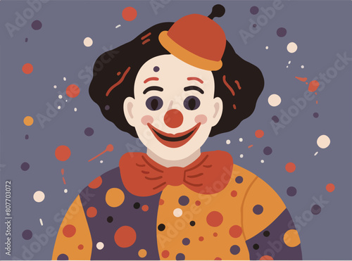 Enhance the Fun with Playful Vector Illustrations of Clown Characters. EPS 10.