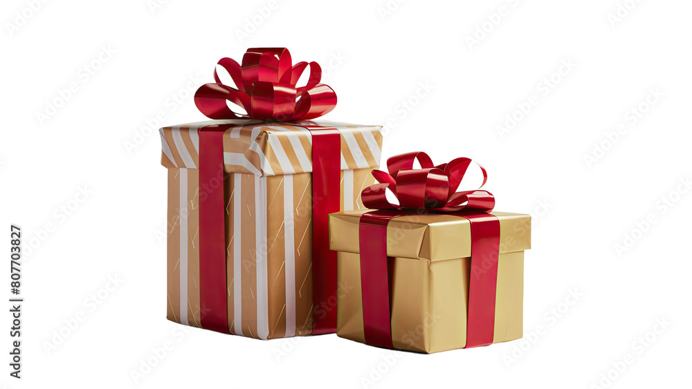 Fototapeta premium isolated gift box, GENERATIVE AI