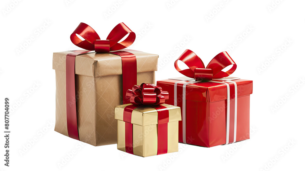 Obraz premium isolated gift box, GENERATIVE AI