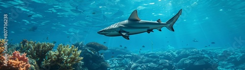 Imagine a nanoenhanced shark  its skin embedded with tiny cameras  patrolling coral reefs rebuilt in cyber materials