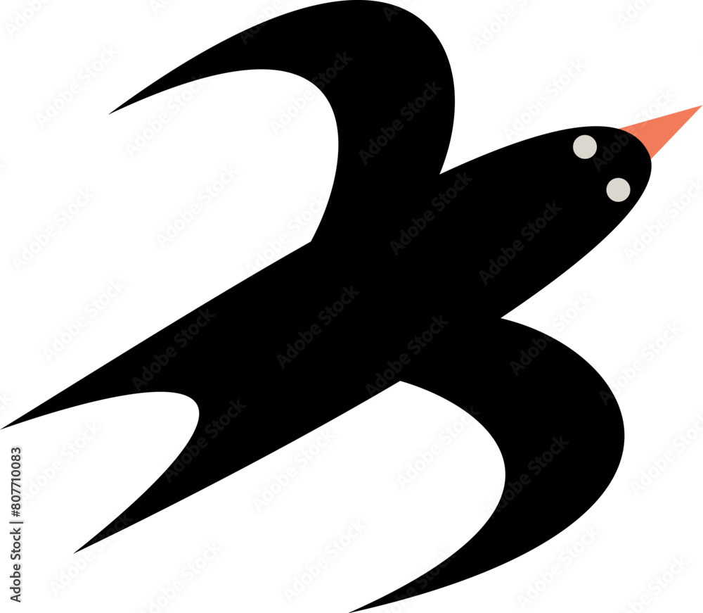 Obraz premium Swallow flying