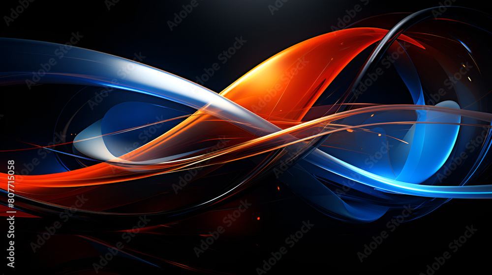 Naklejka premium abstract graphic line motion energic, sporty, technology