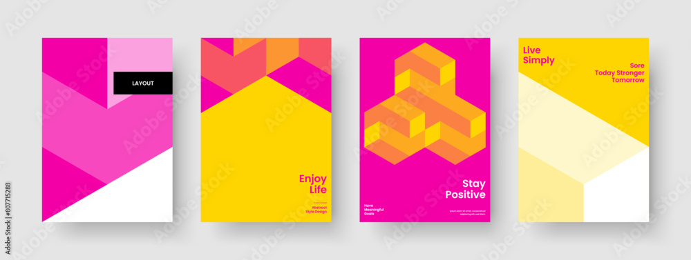 Modern Report Template. Creative Book Cover Layout. Abstract Background Design. Banner. Poster. Brochure. Business Presentation. Flyer. Brand Identity. Advertising. Catalog. Handbill. Pamphlet