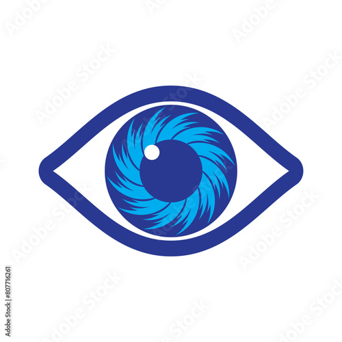 health and eye care logo design