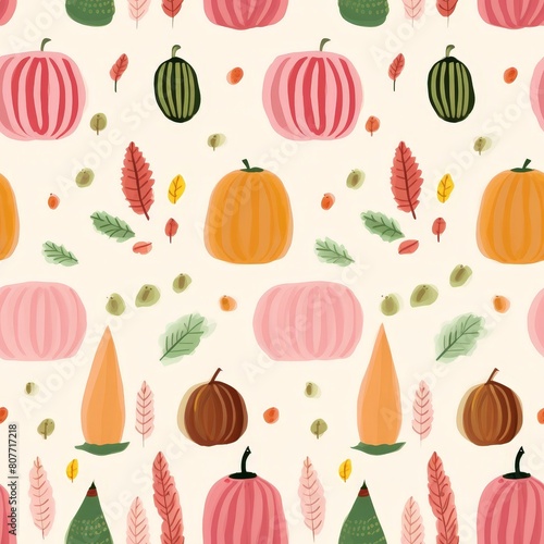 Striped Pumpkin Party Picnic