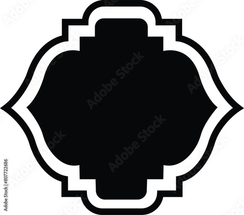 Vintage frames icons decorative black line or flat frame. Vector Retro ornamental frame, vintage rectangle ornaments. Wedding frames, antique museum picture borders or deco element.