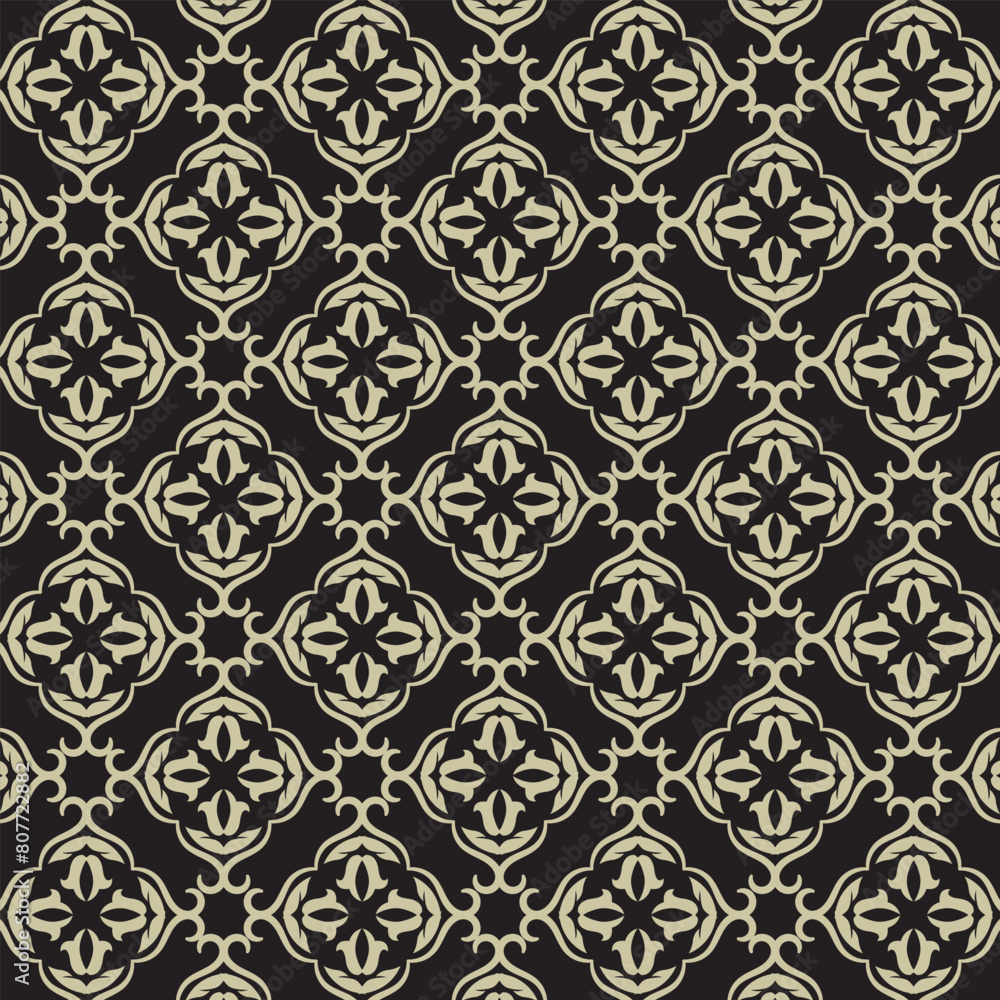 pattern background, floral vintage, vector design