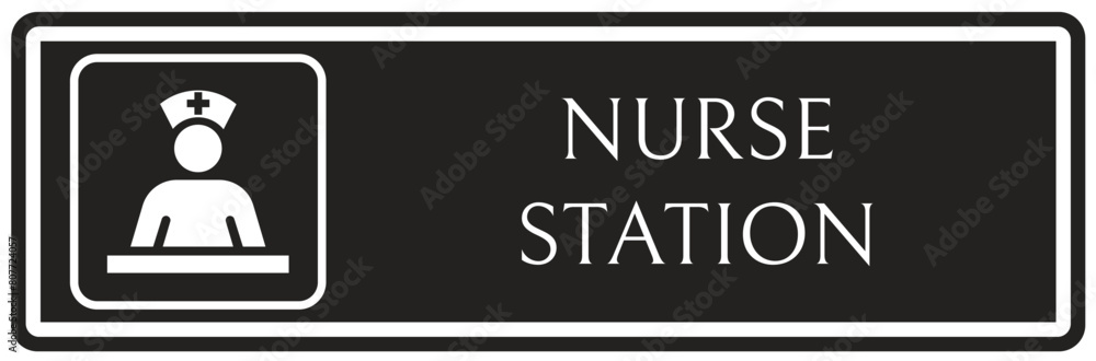 Nurse station sign
