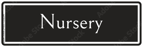 Nursery sign