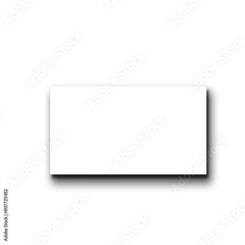 Realistic shadow and shadow effect. Poster, flyer, business card, banner shadow. PNG shadow isolated on transparent background