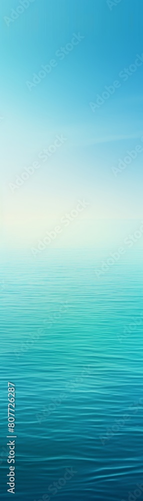 Obraz premium An endless ocean with a bright sky