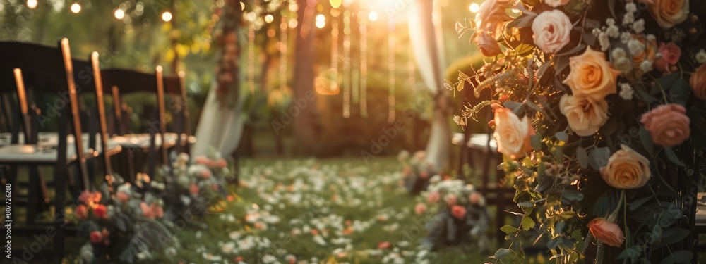 Springtime Elegance, Beautiful Outdoor Wedding Decor Springtime Elegance, Beautiful Outdoor Wedding Decor