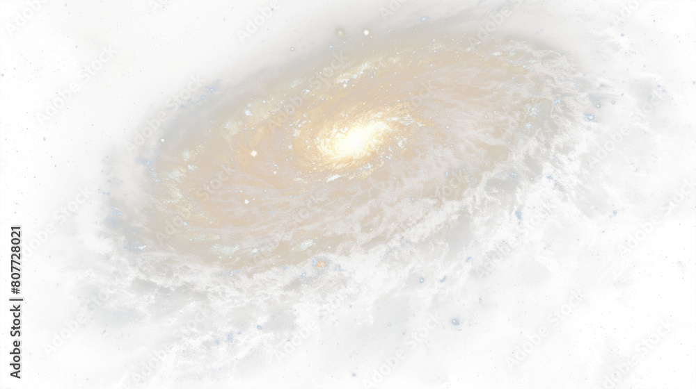Stunning Spiral Galaxy Surrounded by Cosmic Dust on transparent Stunning Spiral Galaxy Surrounded by Cosmic Dust on transparent