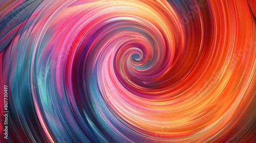 abstract colorful swirl background with nebula smoke