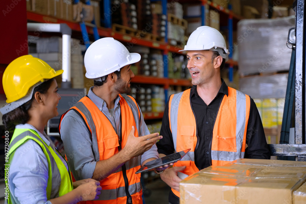 Blue collar workers are working at factory. Blue collar workers are working at factory.