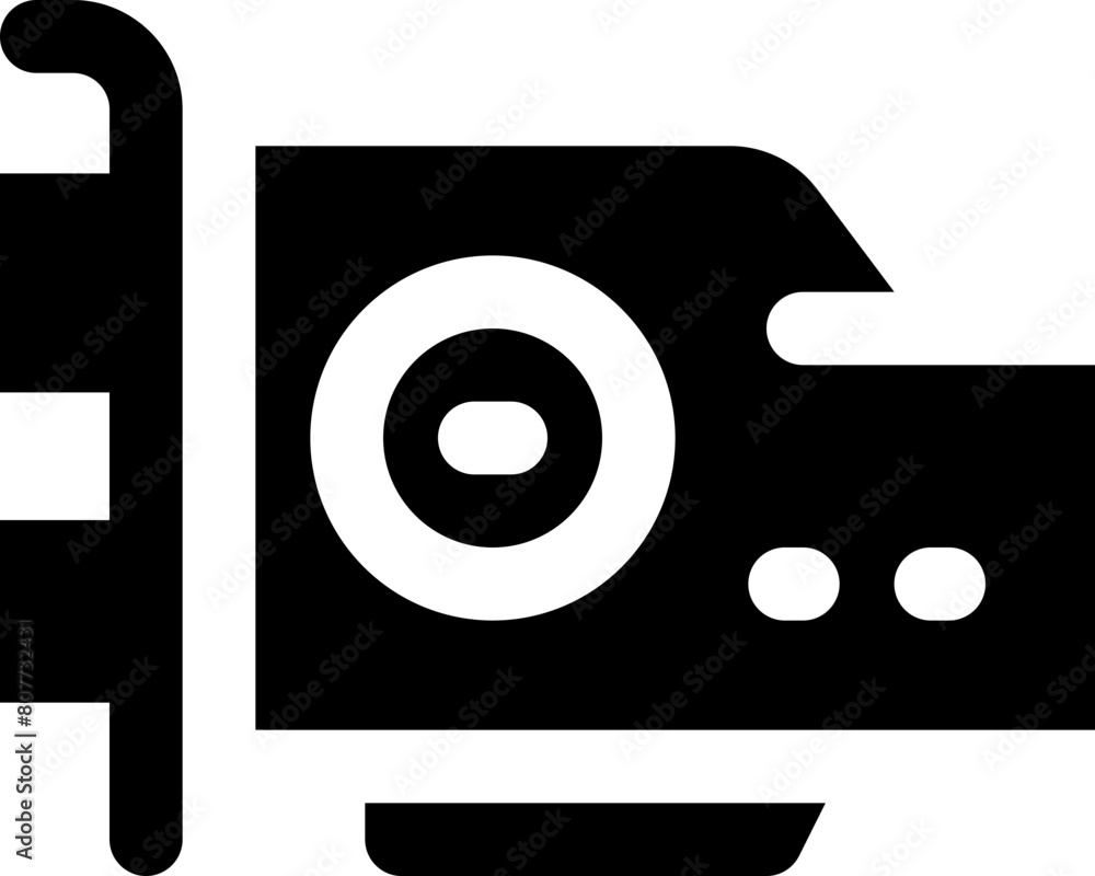 video card icon. vector glyph icon for your website, mobile, presentation, and logo design. video card icon. vector glyph icon for your website, mobile, presentation, and logo design.